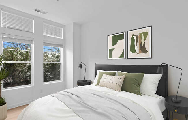 Bedroom with Hard Surface Flooring