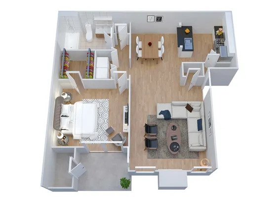 1 bed, 1 bath, 823 sqft, $1,795
