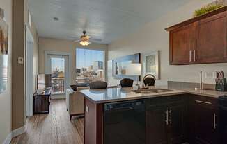 Velo on the Boulevard kitchen, Weidner Real Estate Properties