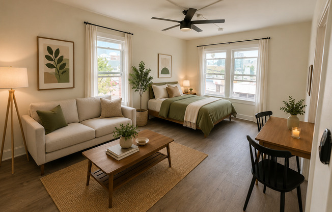 Studio, 1 bath, $1,275, Unit 201