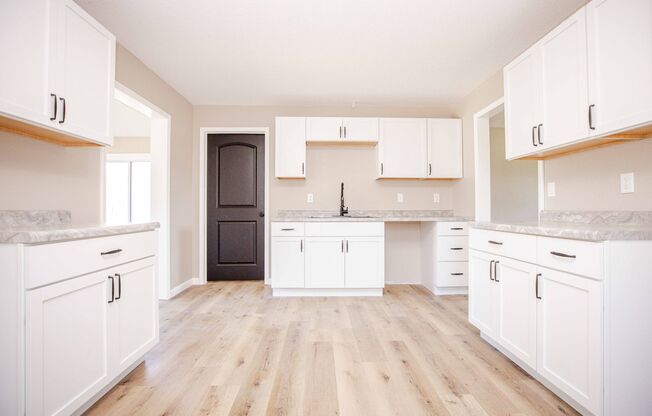 Beautifully remodeled three bedroom home available for immediate move in!