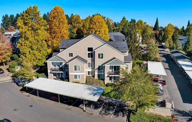 Overhead View Masters Apartments in Aloha Oregon