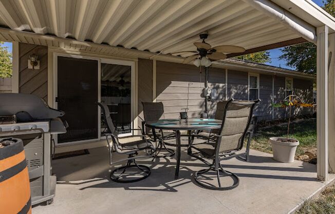 Move in Ready! Fully furnished 3 bedroom 2 bath ranch on the Southwest side of Topeka.