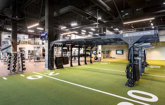 Modern Fitness Center at Elements Apartments*, Irvine, CA