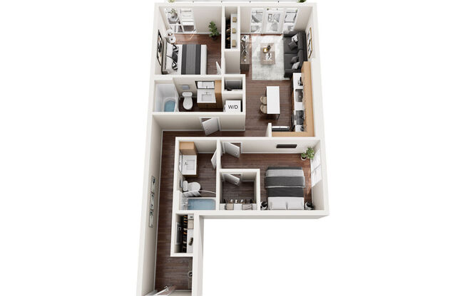 2 beds, 2 baths, 1,017 sqft, $3,527