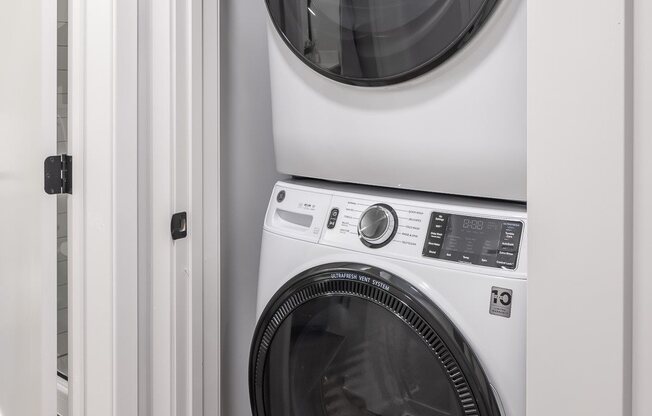 In-Unit front load washer dryer in every apartment