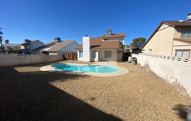 Great 3 Bedroom Henderson Home with Pool!