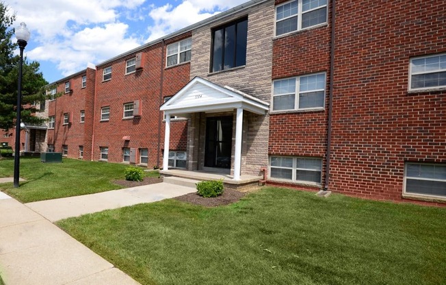 Exterior front at Hyde Park Apartments*, Maryland