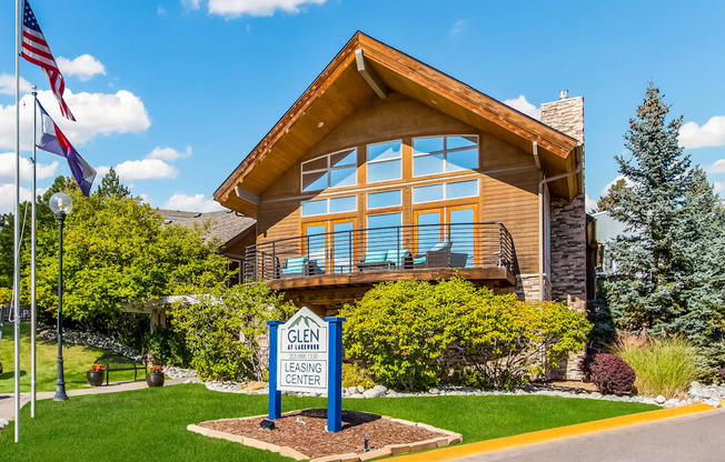Leasing Office Building Exterior at Glen at Lakewood, Colorado
