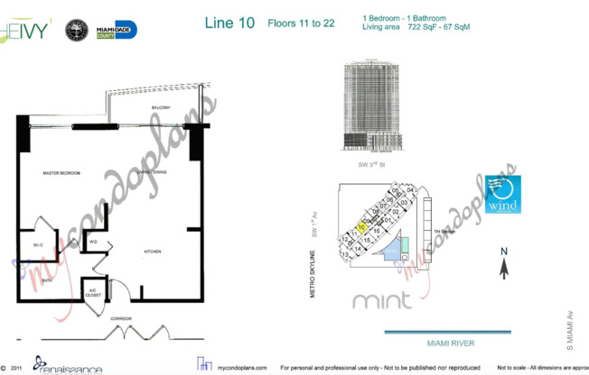 1 bed, 1 bath, $2,750, Unit Apt 2210