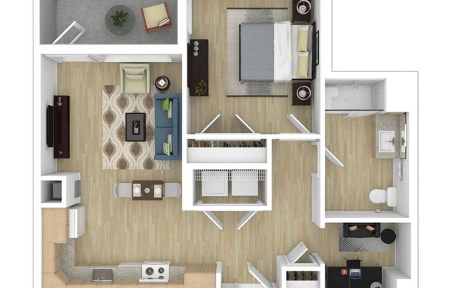1 bed, 1 bath, 855 sqft, $3,315