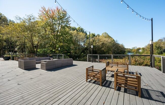 Clubhouse patio and deck