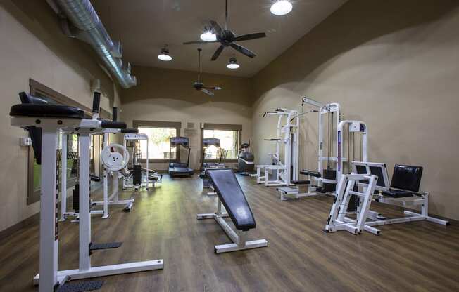 Fitness center at Tierra Pointe Apartments in Albuquerque NM October 2020 (4)