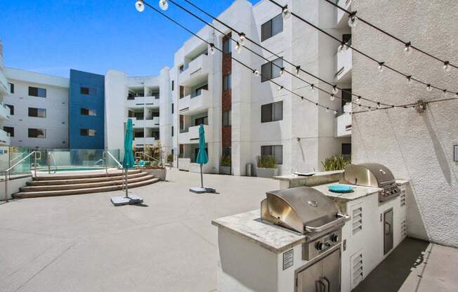 a patio or other outdoor area at caribe resort 1213b condo  at Masselin Park West, California, 90036