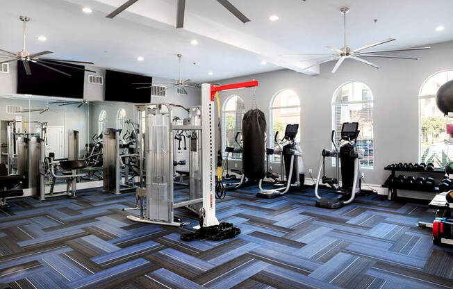 Fitness Center at The Missions at Rio Vista, San Diego, CA, 92108