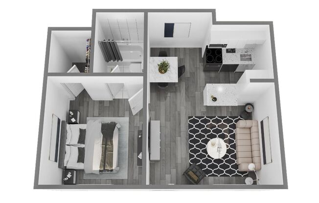 1 bed, 1 bath, 455 sqft, $895, Unit 27