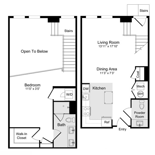 1 bed, 1 bath, 886 sqft, $3,095, Unit 137