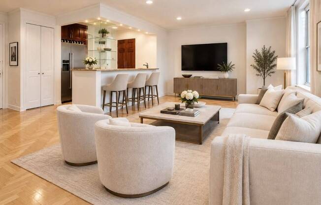 1 bed, 1.5 baths, 653 sqft, $5,900, Unit 9H