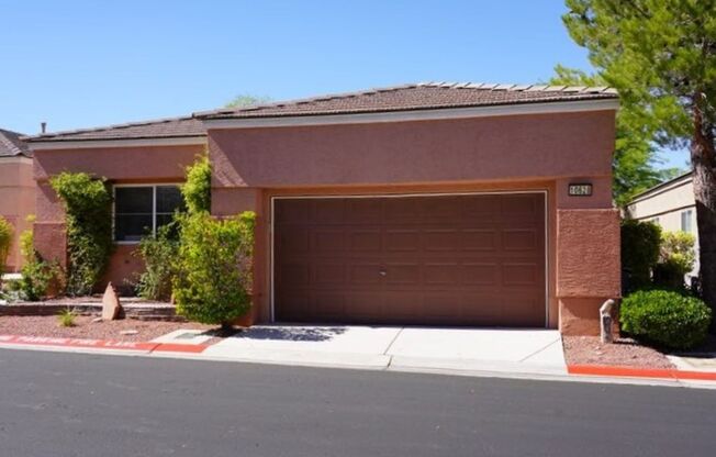 Perfect home in the heart of Summerlin with vinyl plank flooring throughout the rooms!! This charming 1-story residence offers the ideal blend of comfort, convenience, and style. Boasting 3 bedrooms and 2 bathrooms, close to Red Rock Casino and Canyon Poi