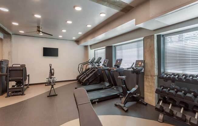 Cardio Equipment at Maye House Apartments