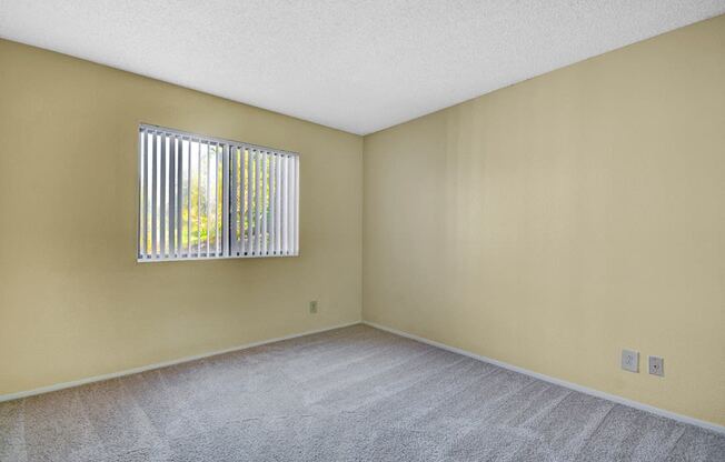 Vacant Apartment with window view  at Navajo Bluffs, San Diego, 92119