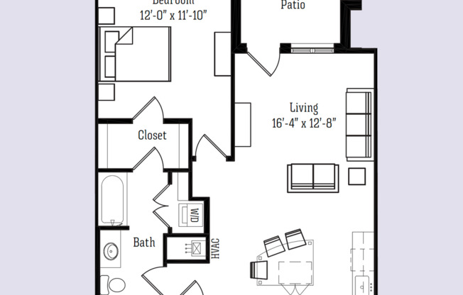 1 bed, 1 bath, 780 sqft, $1,600, Unit 8324 Globe Drive - 208