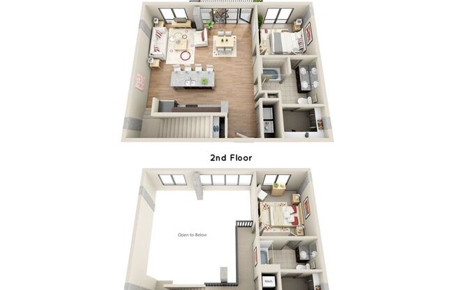 2 beds, 2 baths, 1,773 sqft, $2,741