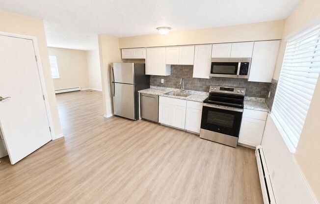 Available now!  Freshly updated paired home