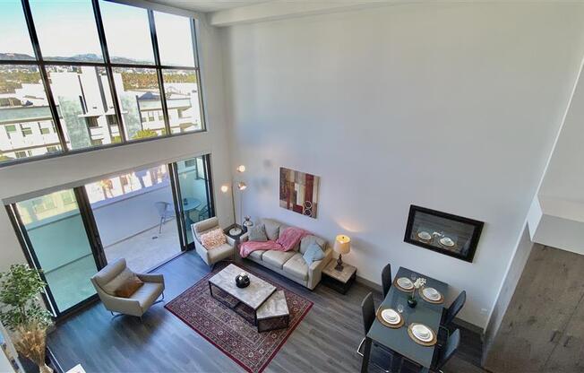 View from the Loft at The Mansfield at Miracle Mile, California