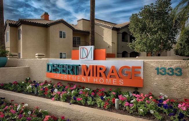 Desert Mirage Apartment Homes Monument Sign