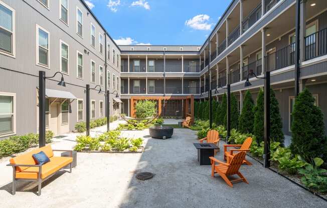 Courtyard with Greenery