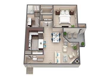 1 bed, 1 bath, 778 sqft, $1,330