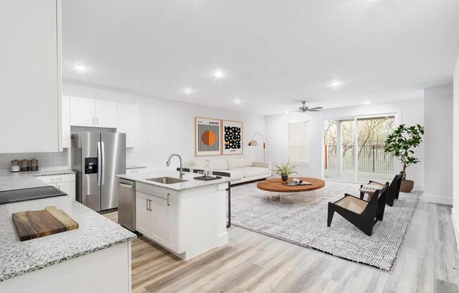 Open floor plan, where every space flows seamlessly for easy living.