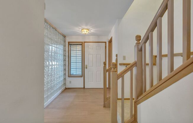 Privately placed, end unit townhome, brand new renovations!