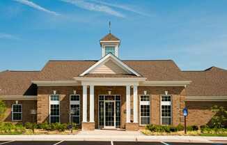Community clubhouse and leasing office entrance