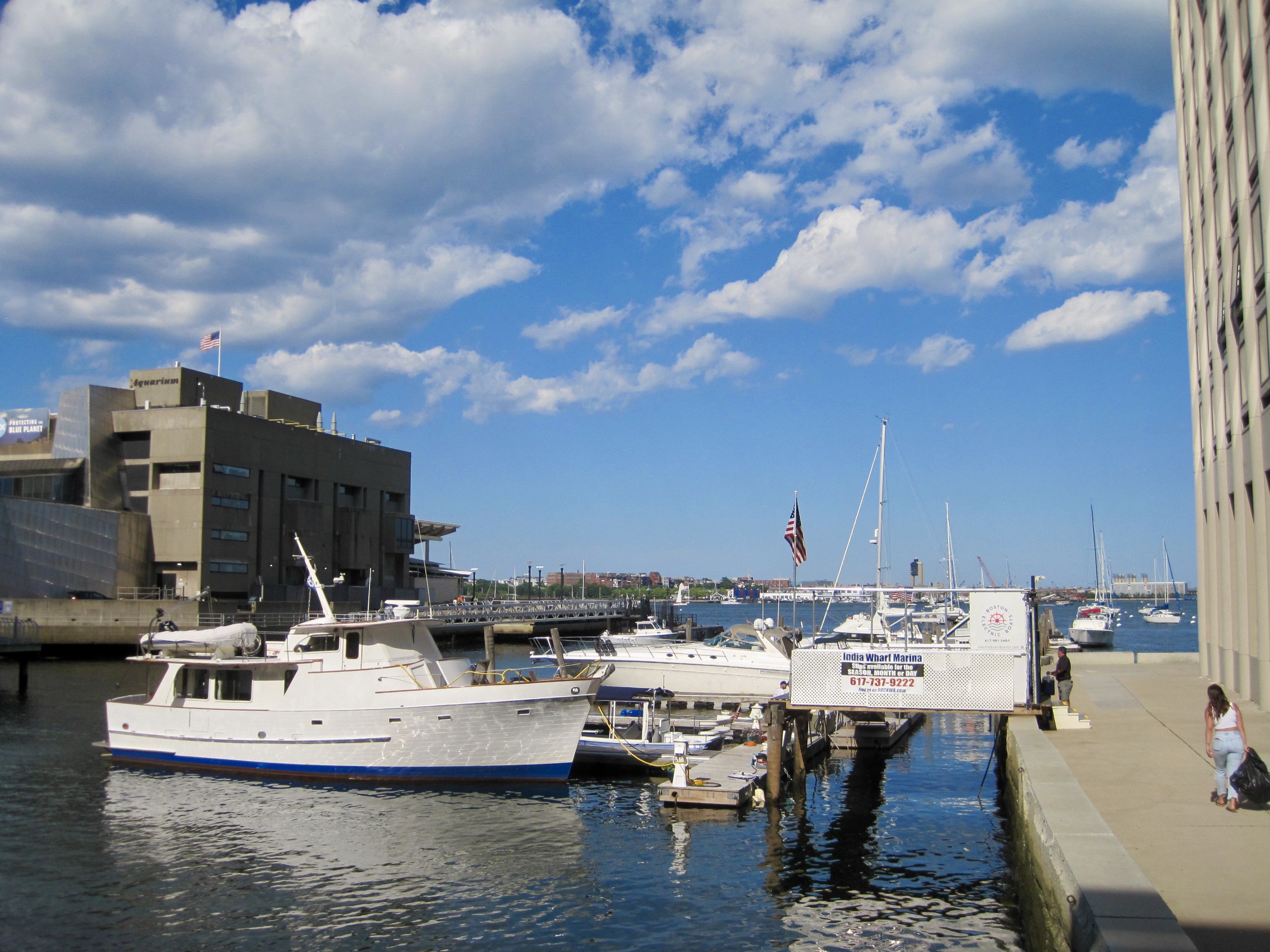 India Wharf near the Harborwalk