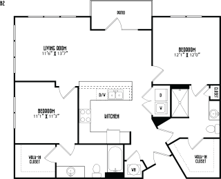 2 beds, 2 baths, 1,092 sqft, $1,839