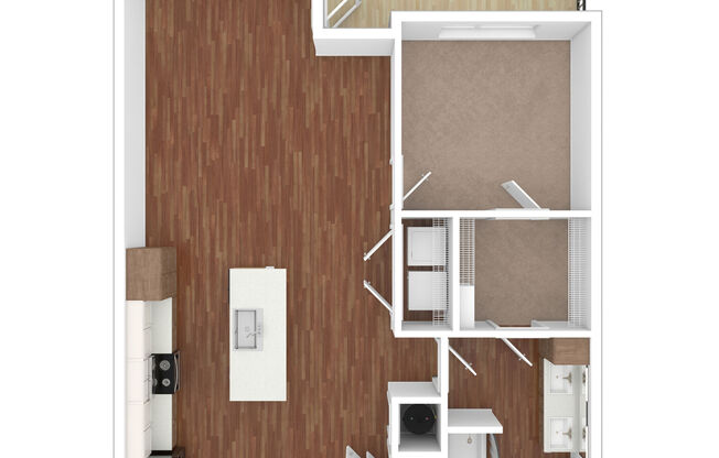 1 bed, 1 bath, 832 sqft, $1,712