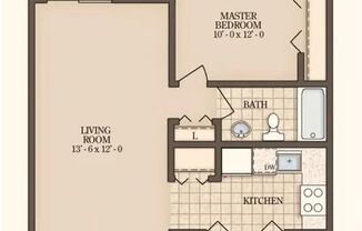 1 bed, 1 bath, 750 sqft, $1,650, Unit 42B