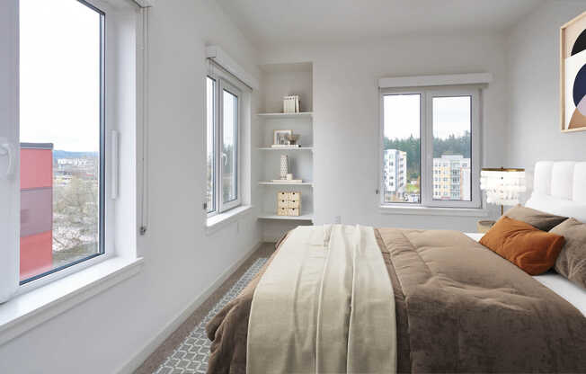 Bedroom with Hard Surface Flooring