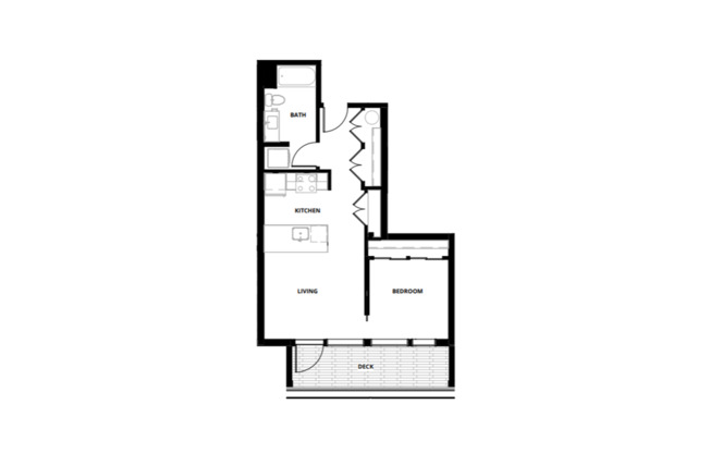 1 bed, 1 bath, 600 sqft, $2,850, Unit 508