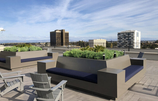 Rooftop view l Ryan Tower Apartments in San Mateo CA