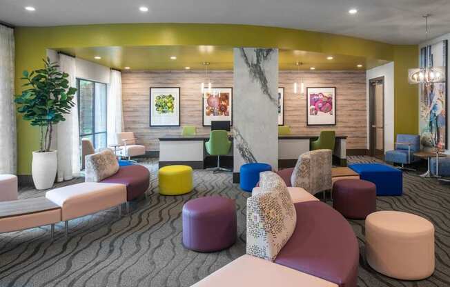 front desk lobby for future residents
