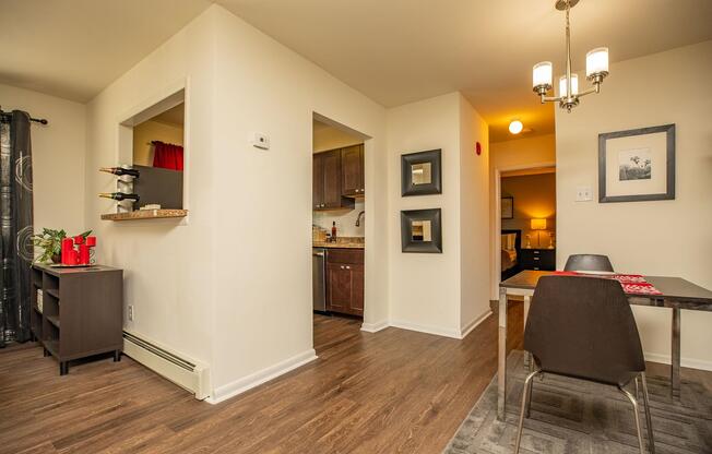 a living room filled with furniture and a flat screen tv