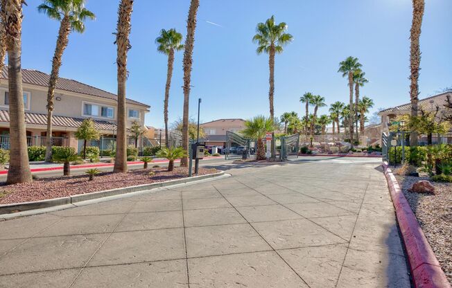 Bright 2BD/2BA Gated Summerlin Condo with Vaulted Ceilings & Resort-Style Amenities