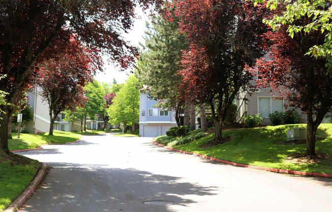 Exterior Street at Townfair Apartments, Gresham, OR