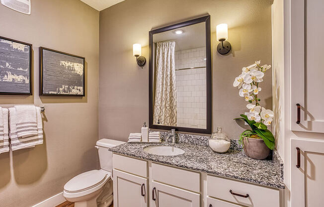 Renovated Bathrooms With Quartz Counters at The Parker at Maitland Station, Florida, 32751