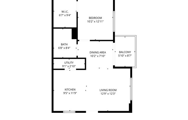 1 bed, 1 bath, 671 sqft, $920, Unit 133