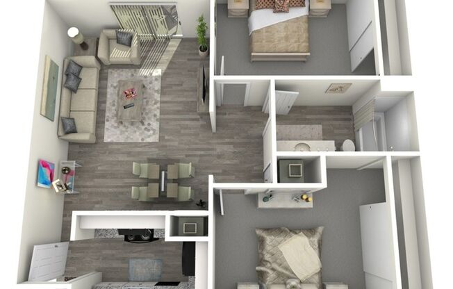 2 beds, 1 bath, 800 sqft, $1,049, Unit J247