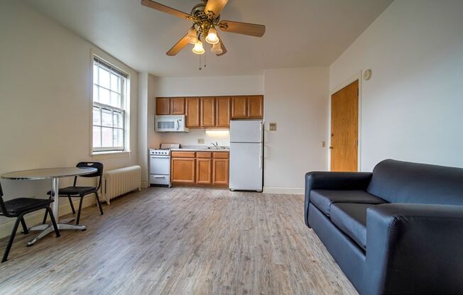 Studio, 1 bath, $1,110